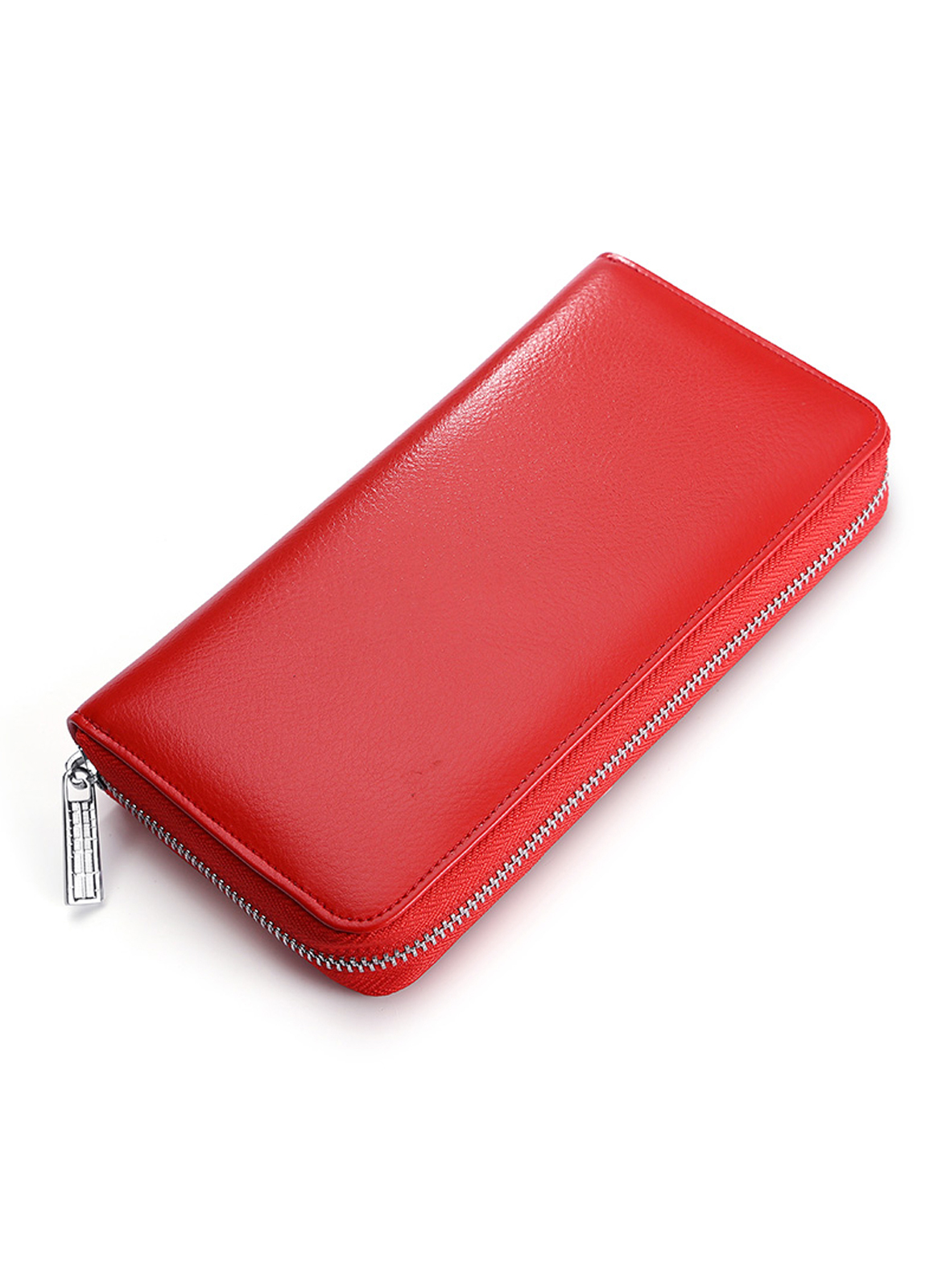 Genuine Soft Leather Wallet Red Card Holder Large - Tamboril