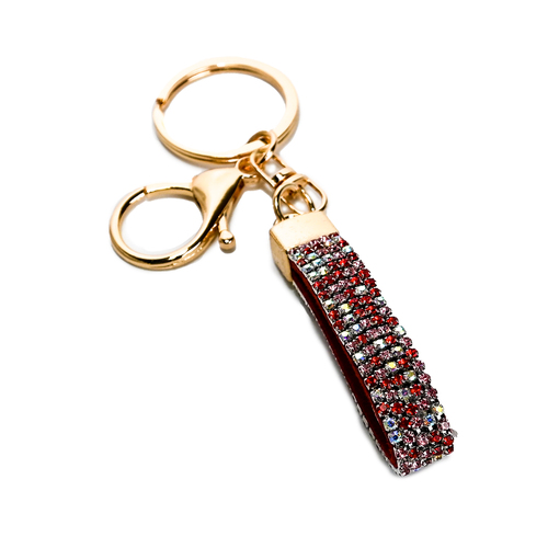 Crystal Bling Daimante keyring bag charm Champagne